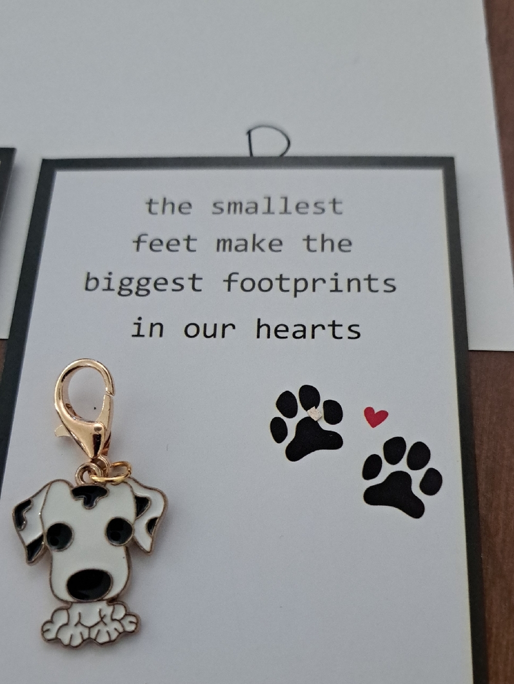 Dog Paw Enamel Charm Keychains - Gold Tone (Pick One) A B C D/ BUNDLE ONLY - Picture 5 of 5